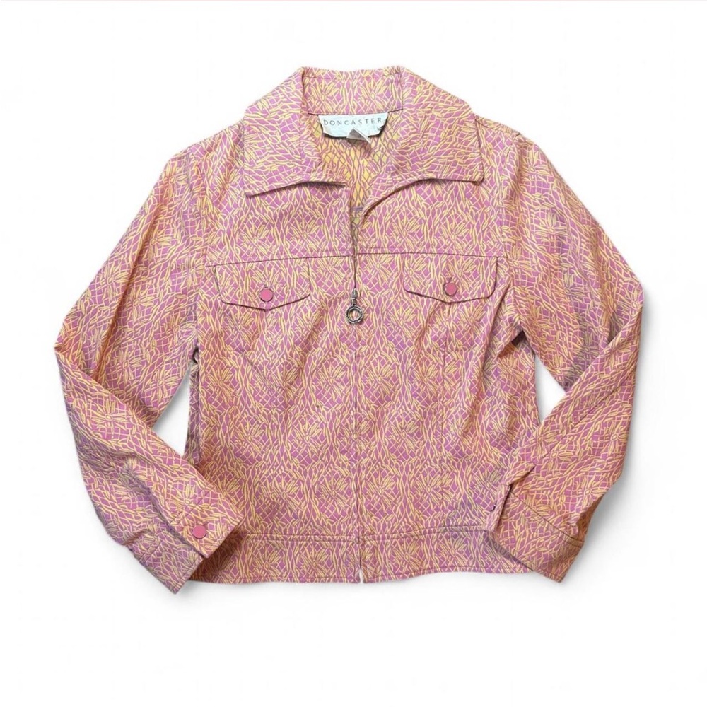 Doncaster Pink and Yellow Utility Jacket
